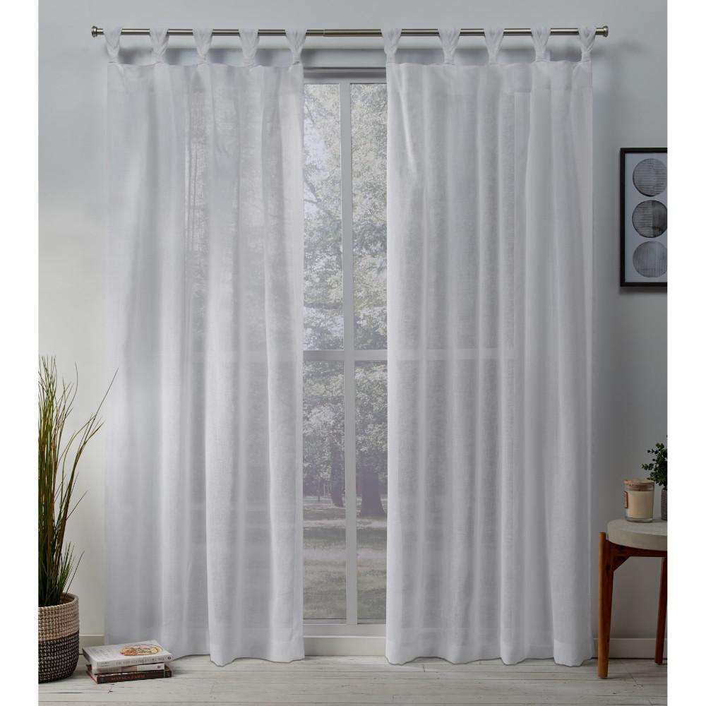 White Embroidered Curtains Drapes Window Treatments The