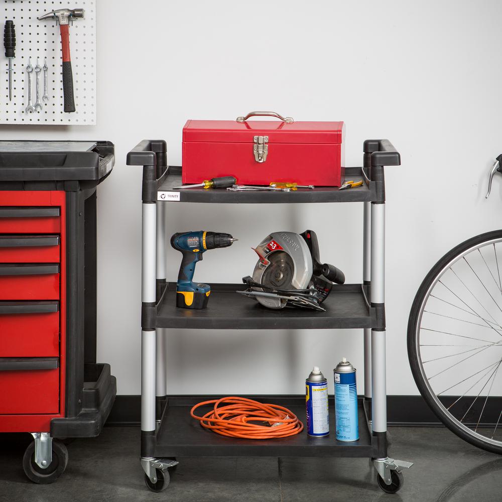 Wheel Locks Plastic Utility Carts Garage Storage The Home
