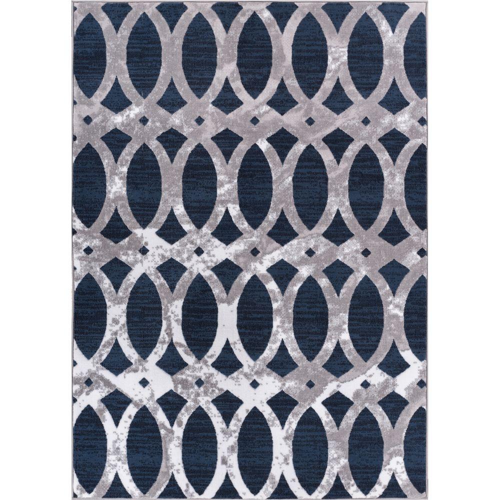 Well Woven Dulcet Exotic Blue 5 Ft X 7 Modern Area Rug 17565 Well Woven Dulcet Exotic Blue 5 Ft X 7