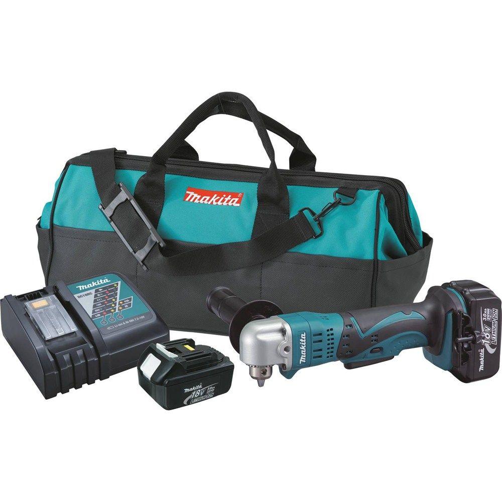 Makita 18Volt LXT 3/8 in. Cordless Angle Drill Kit with (2) Batteries