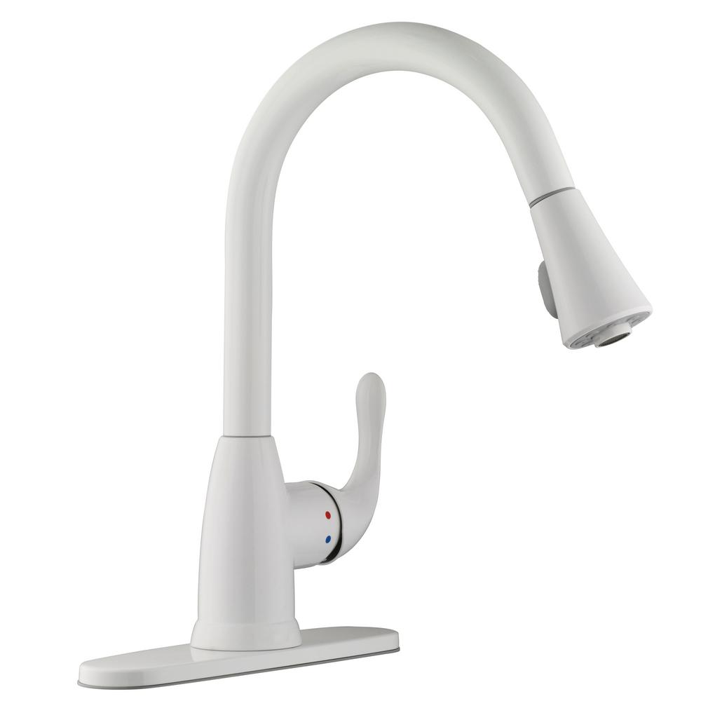 Glacier Bay Market SingleHandle PullDown Sprayer Kitchen Faucet in