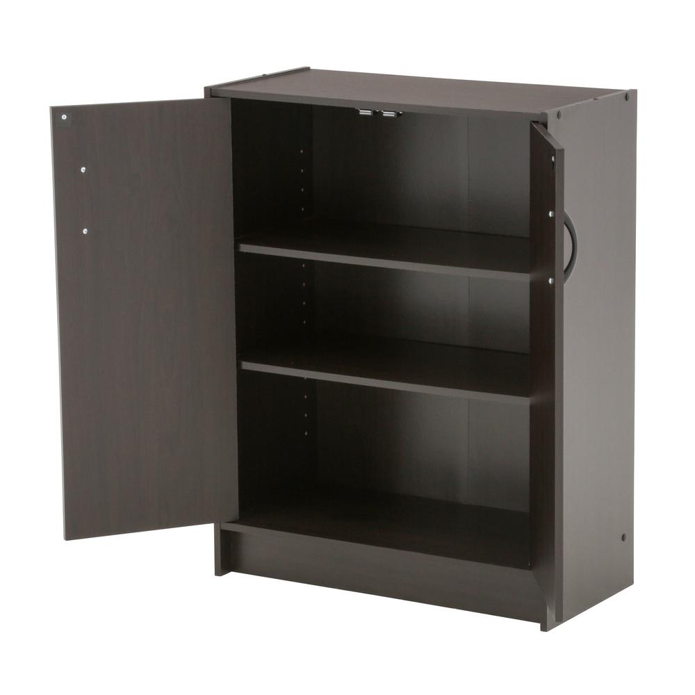Closetmaid 24 09 In X 31 5 Espresso Stackable 2 Cube Door Organizer
