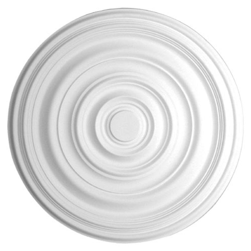 American Pro Decor 29 1 8 In X 1 1 2 In Plain Polyurethane Ceiling Medallion