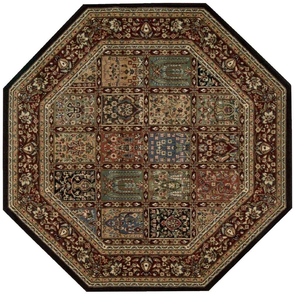 Nourison Empire Multicolor 7 ft. 9 in. x 7 ft. 9 in. Octagon Area Rug