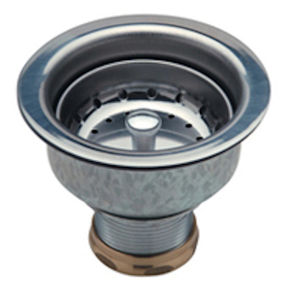 Zurn Basket Strainer with Brass Slip Nut and Zinc LocknutZSS3000BSS The Home Depot