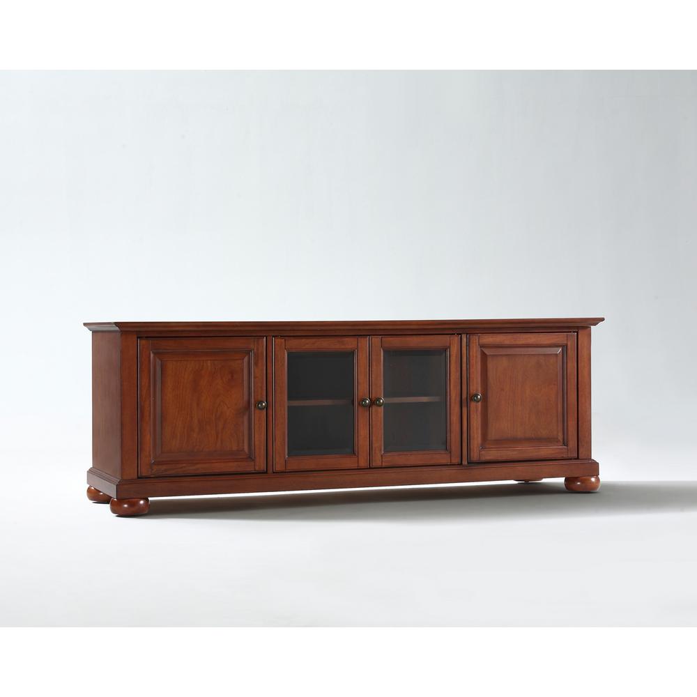 Crosley Alexandria 60 in. Cherry Wood TV Stand Fits TVs Up to 60 in