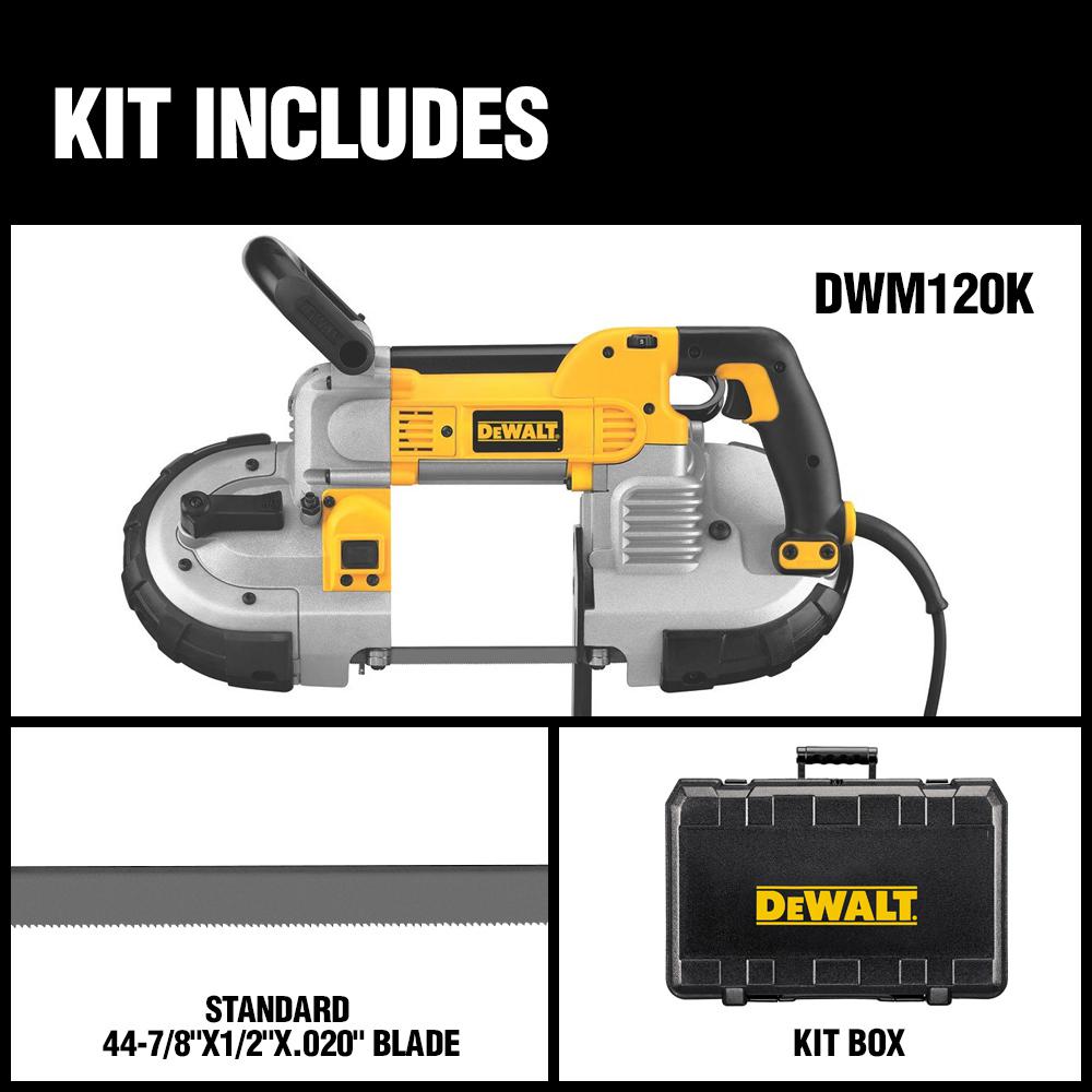NEW DeWalt DWM120K 10 Amp 5in Portable Band Saw w/ Tough Case (Tool