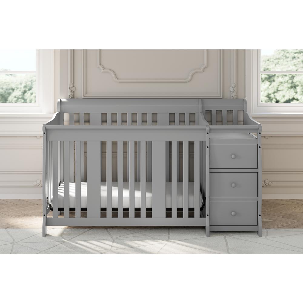storkcraft crib with changing table