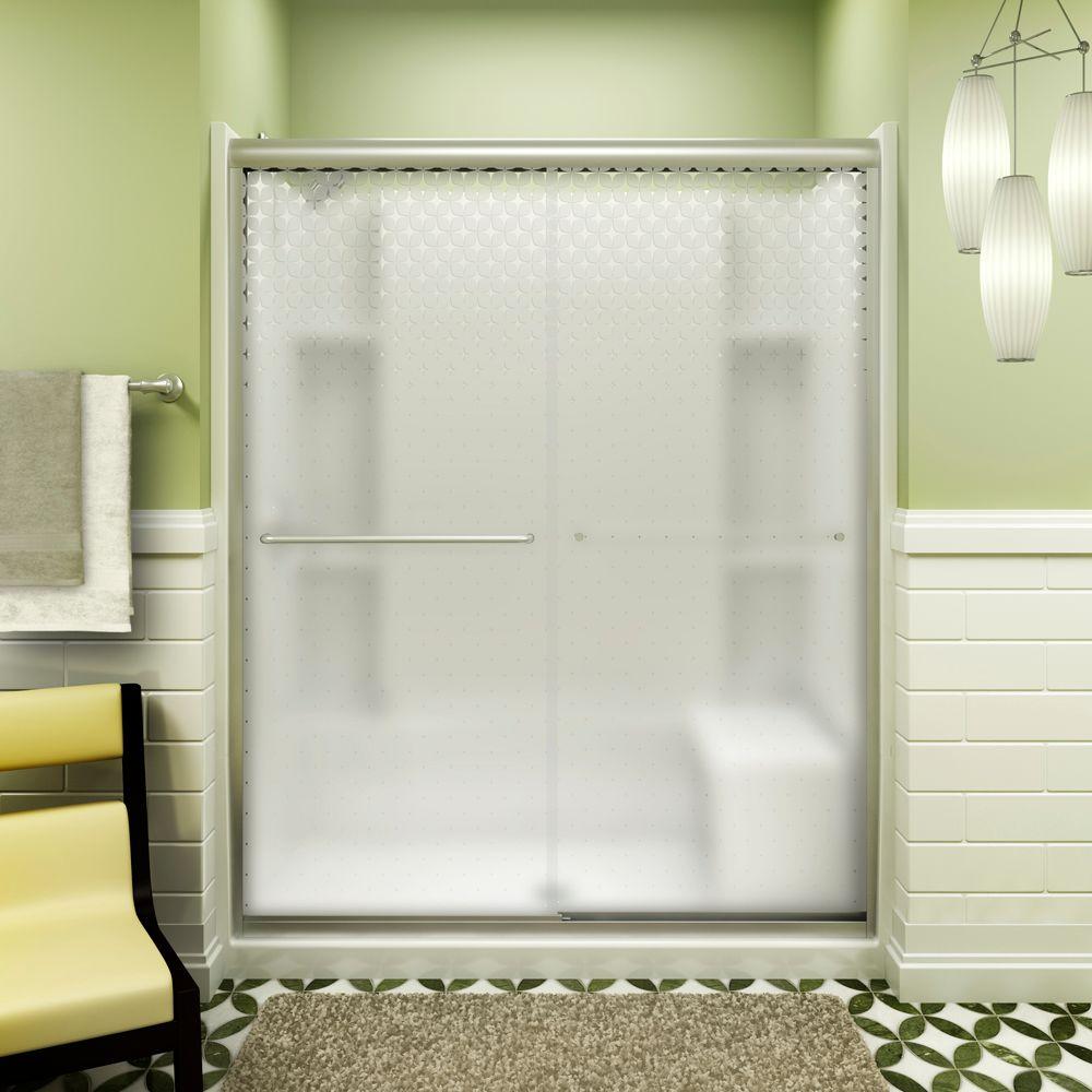 STERLING Finesse 595/8 in. x 701/16 in. SemiFrameless Sliding Shower