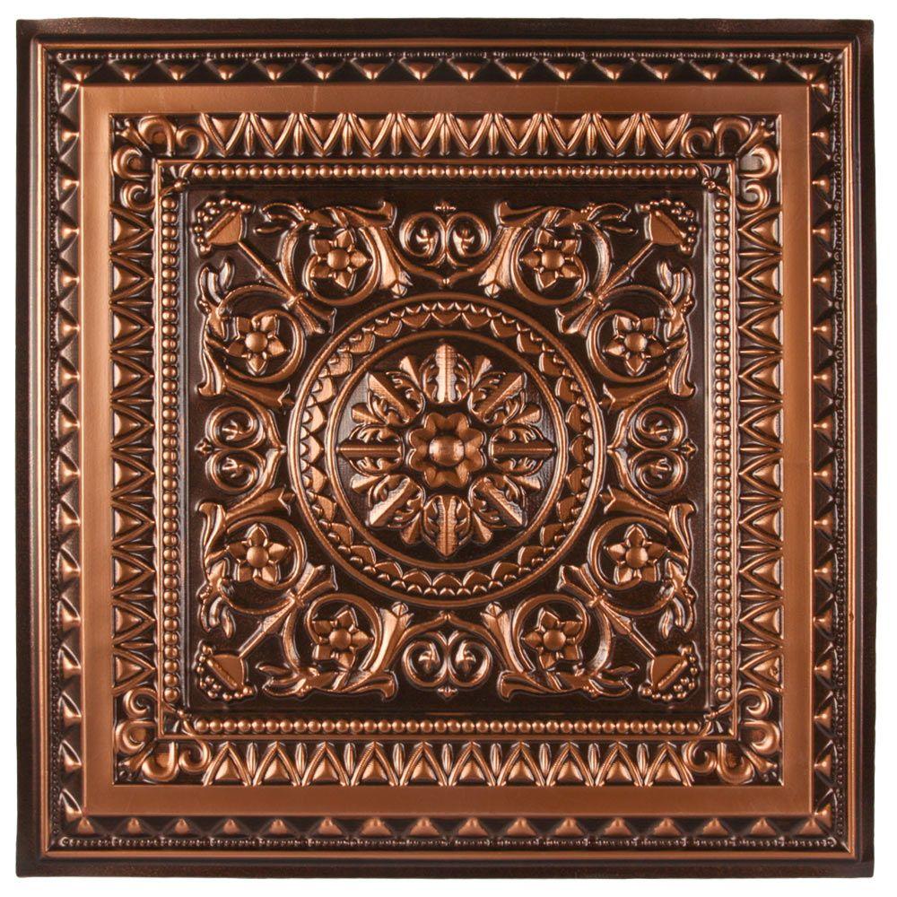 Udecor Marseille 2 Ft X 2 Ft Lay In Or Glue Up Ceiling Tile In