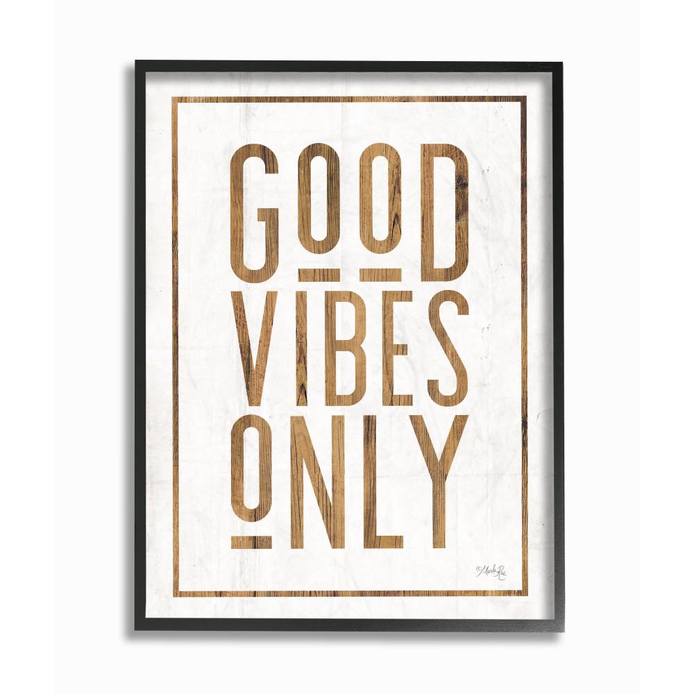 The Stupell Home Decor Collection 11 In X 14 In Good Vibes Only