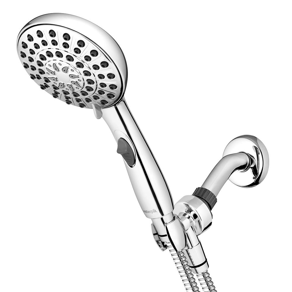 Waterpik Powerspray 6 Spray Hand Held Showerhead In Chrome Vmh 663me 9181