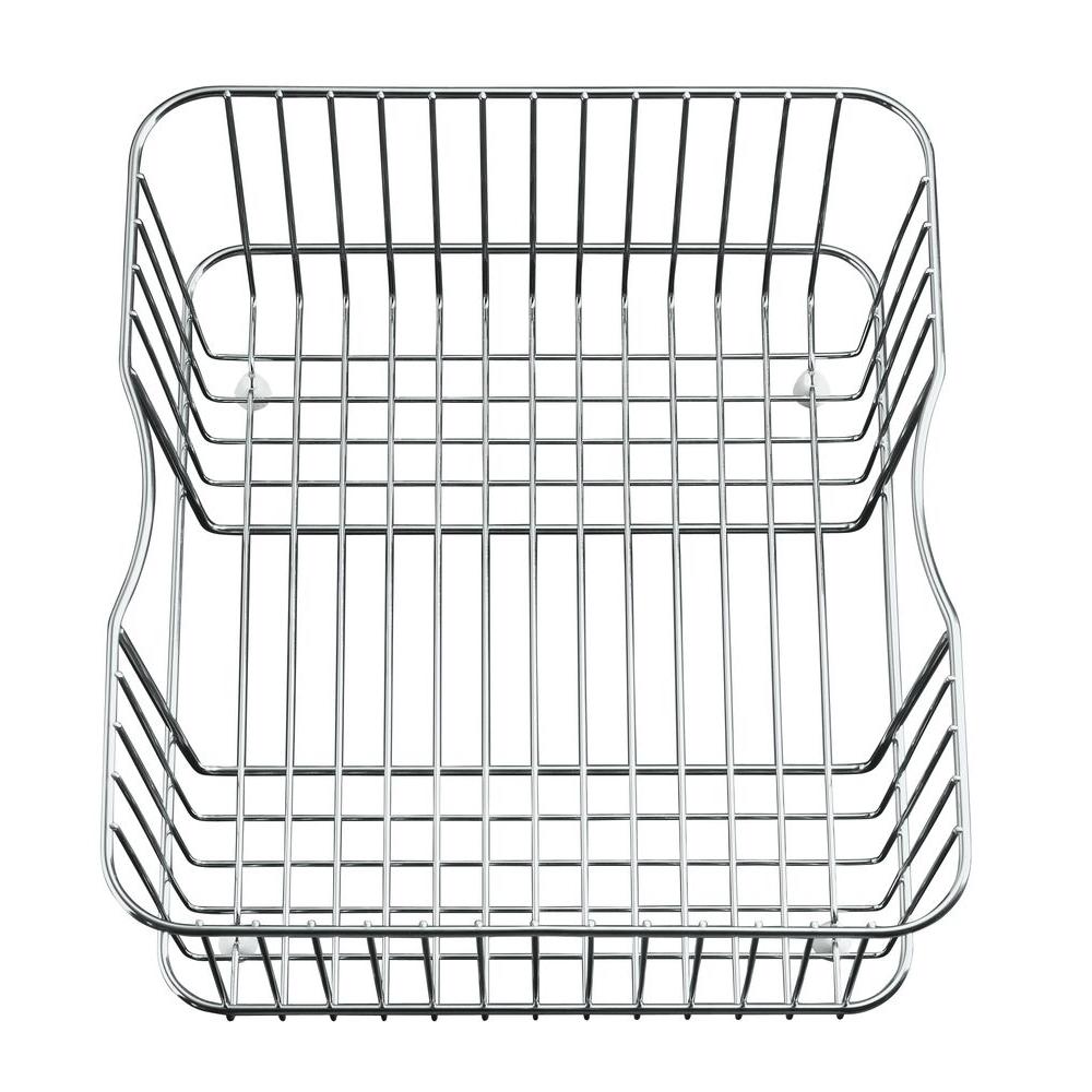 Details About Coated Wire Rinse Basket Stainless Steel Sink Organization Accessory Metal New