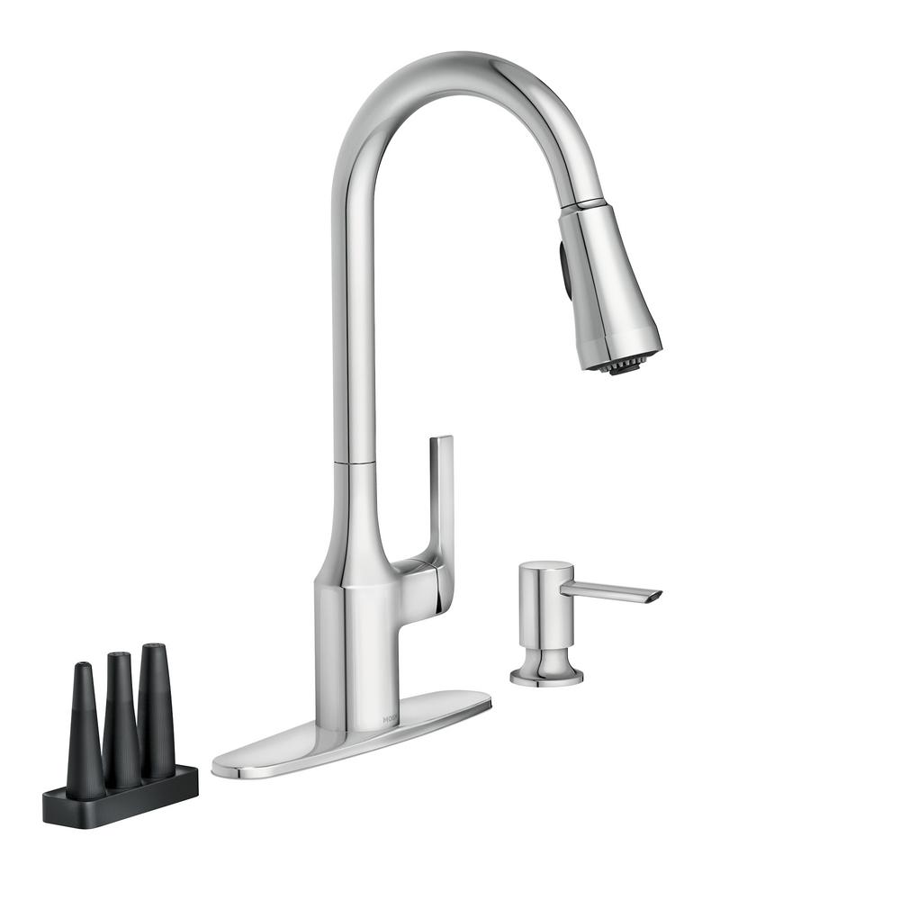 MOEN Milton SingleHandle PullDown Sprayer Kitchen Faucet with Reflex
