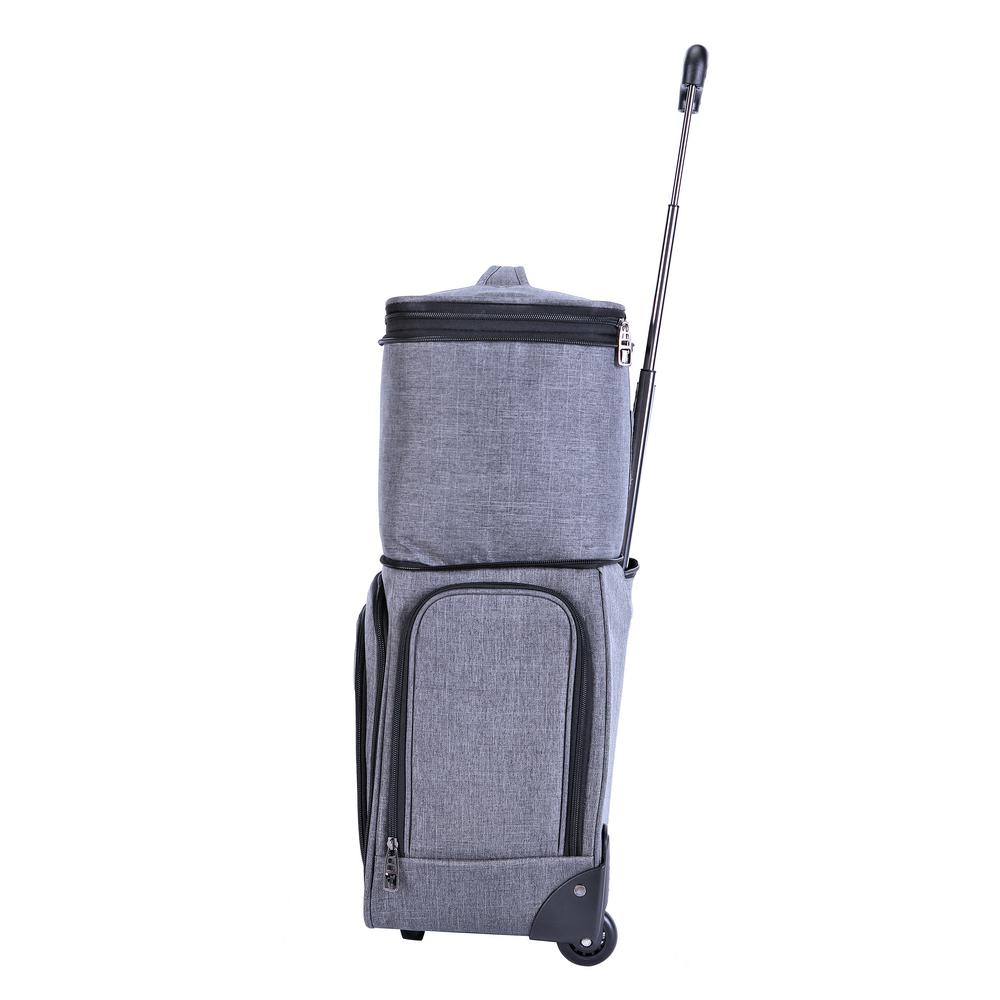 travelers club expandable top suitcase luggage