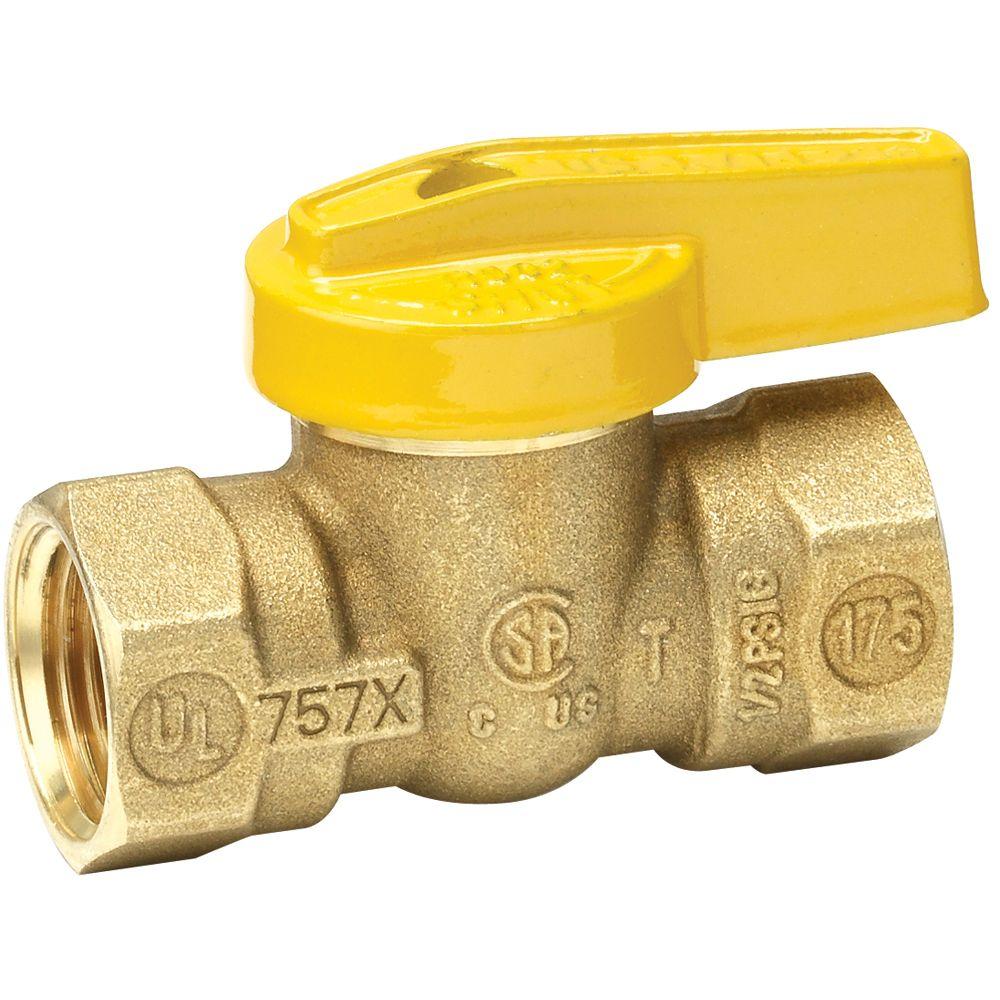 SharkBite 1/2 in. Brass Push-to-Connect Ball Valve-22222-0000LF ...