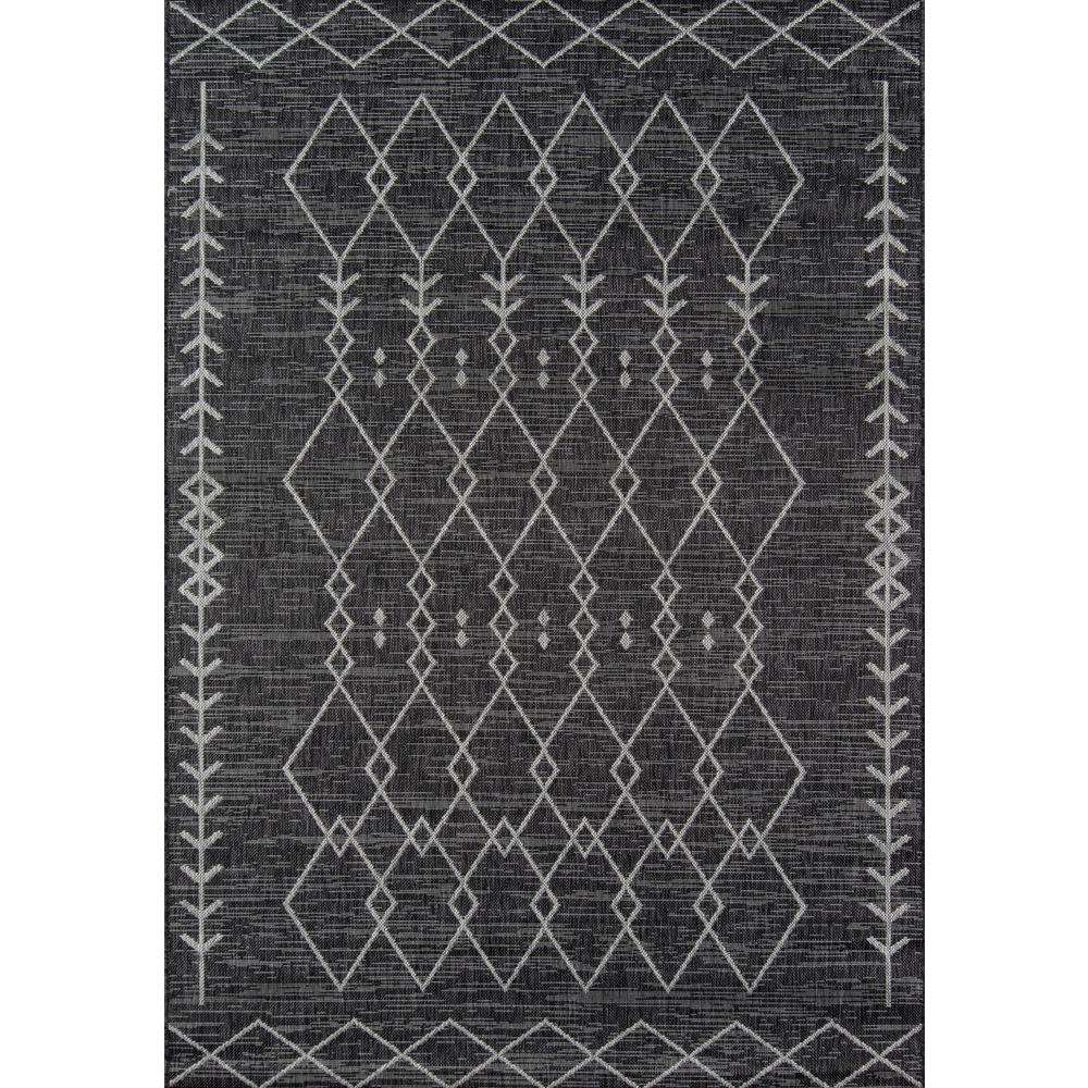 Novogratz By Momeni Villa Monaco Charcoal 2 Ft X 3 Ft Indoor