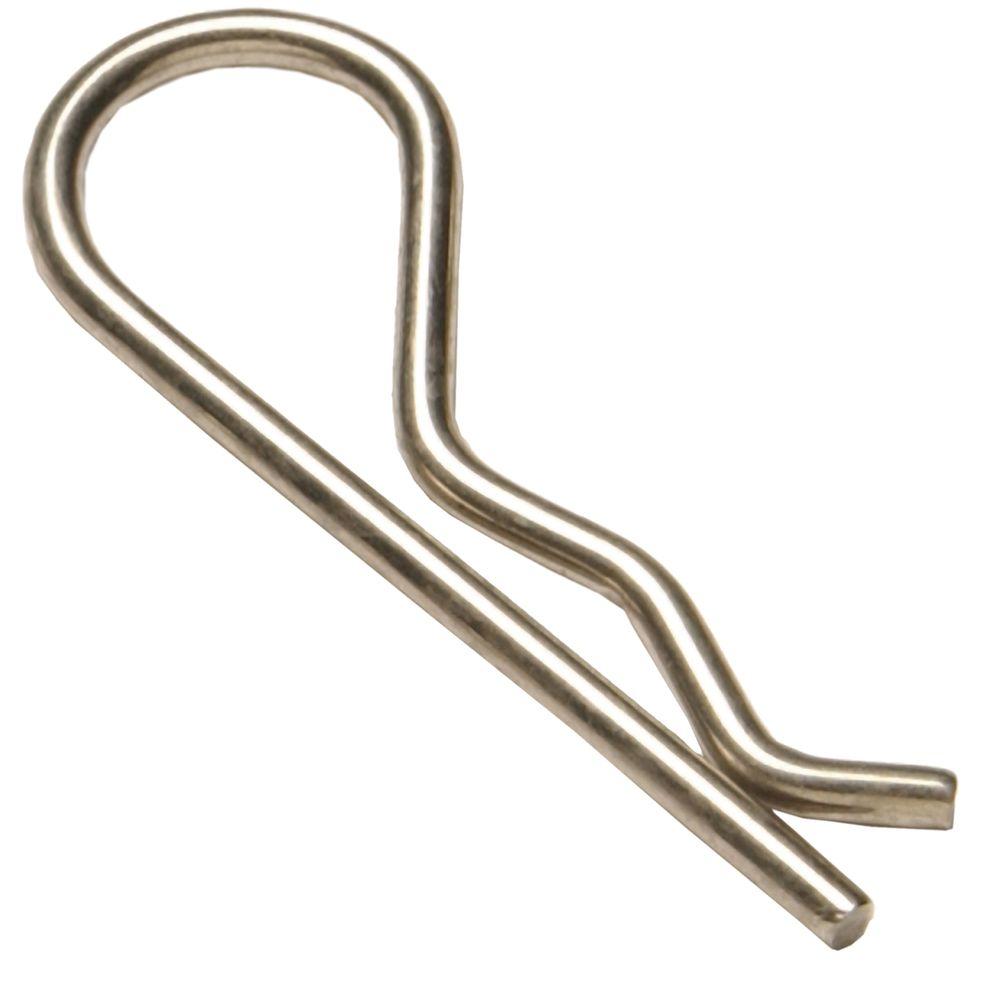 The Hillman Group 0 125 In X 2 1 2 In Hitch Pin Clip 10 Pack 881098 