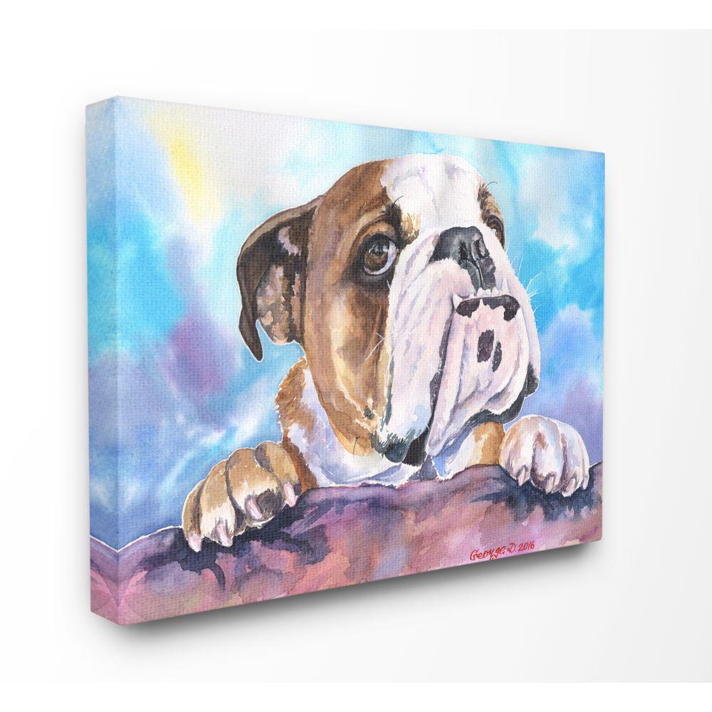 bulldog wall art