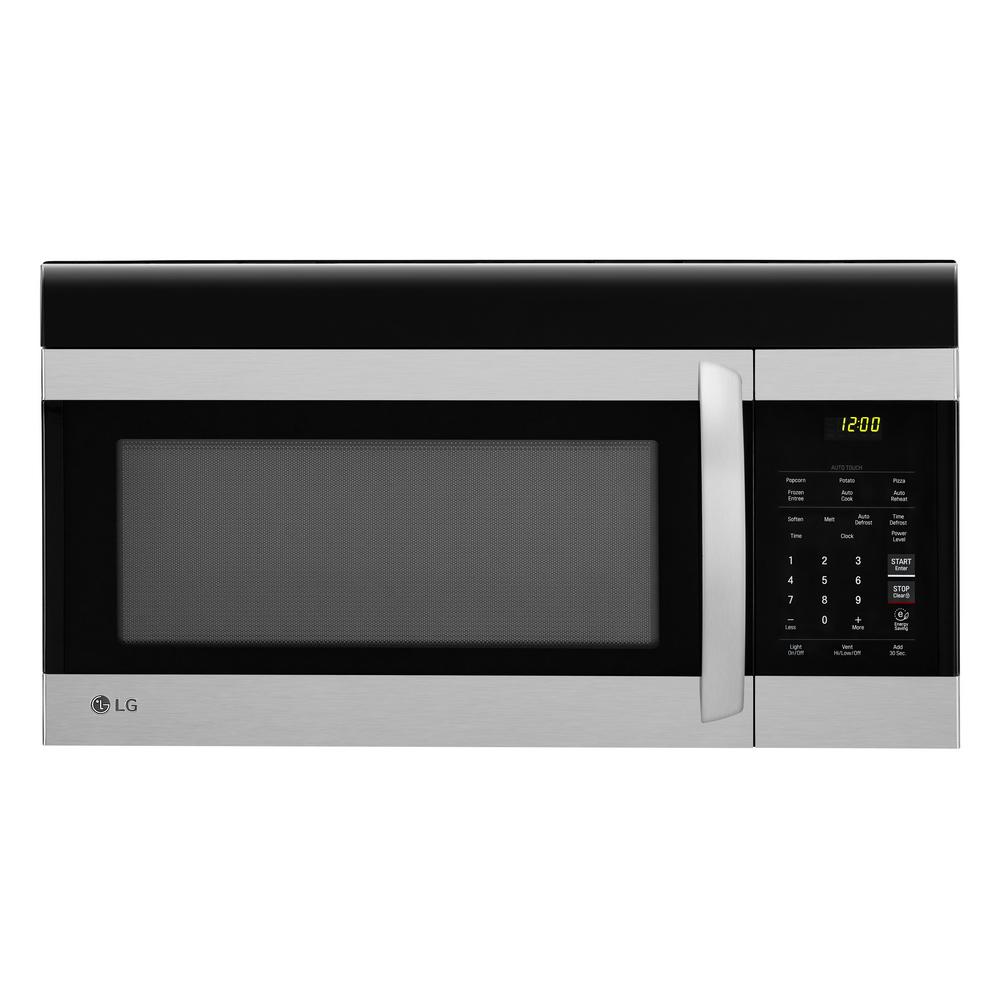 1 7 Cu Ft Over The Range Microwave In Stainless Steel With Easyclean 1 7 Cu Ft Over The Range Microwave In Stainless Steel With Easyclean