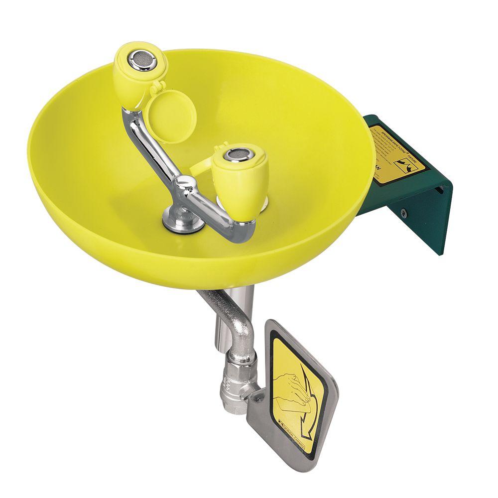 Speakman Eyesaver Eyewash with Round Yellow Plastic BowlSE580 The
