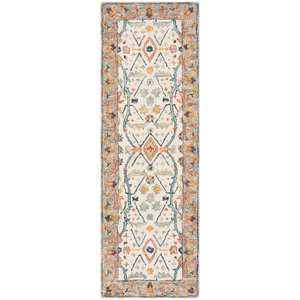 Safavieh Aspen Ivory Blue 2 Ft X 5 Runner Apn308a 25 The Home Safavieh Aspen Ivory Blue 2 Ft X 5 Runner