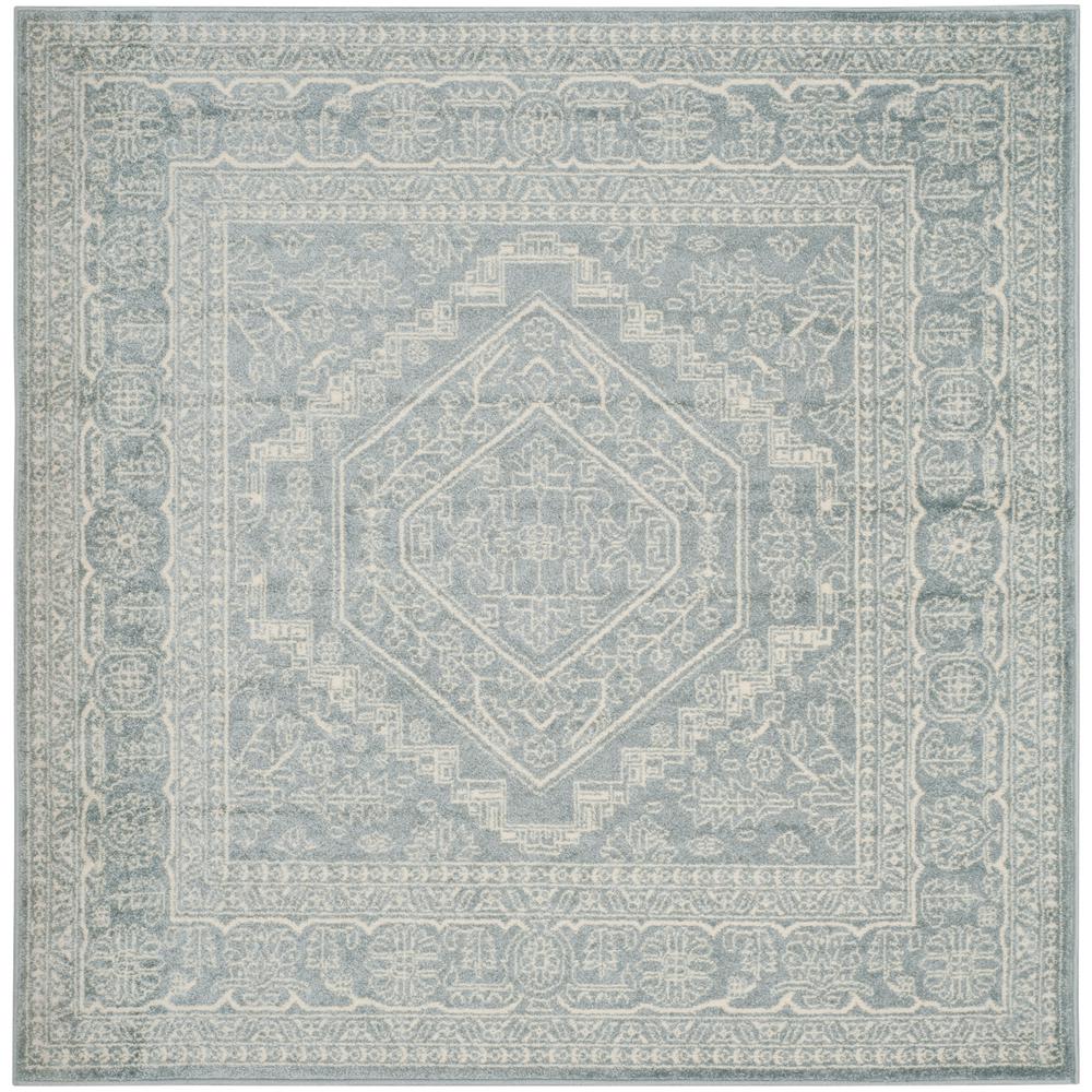 Safavieh Adirondack Slate Ivory 8 Ft X Square Area Rug