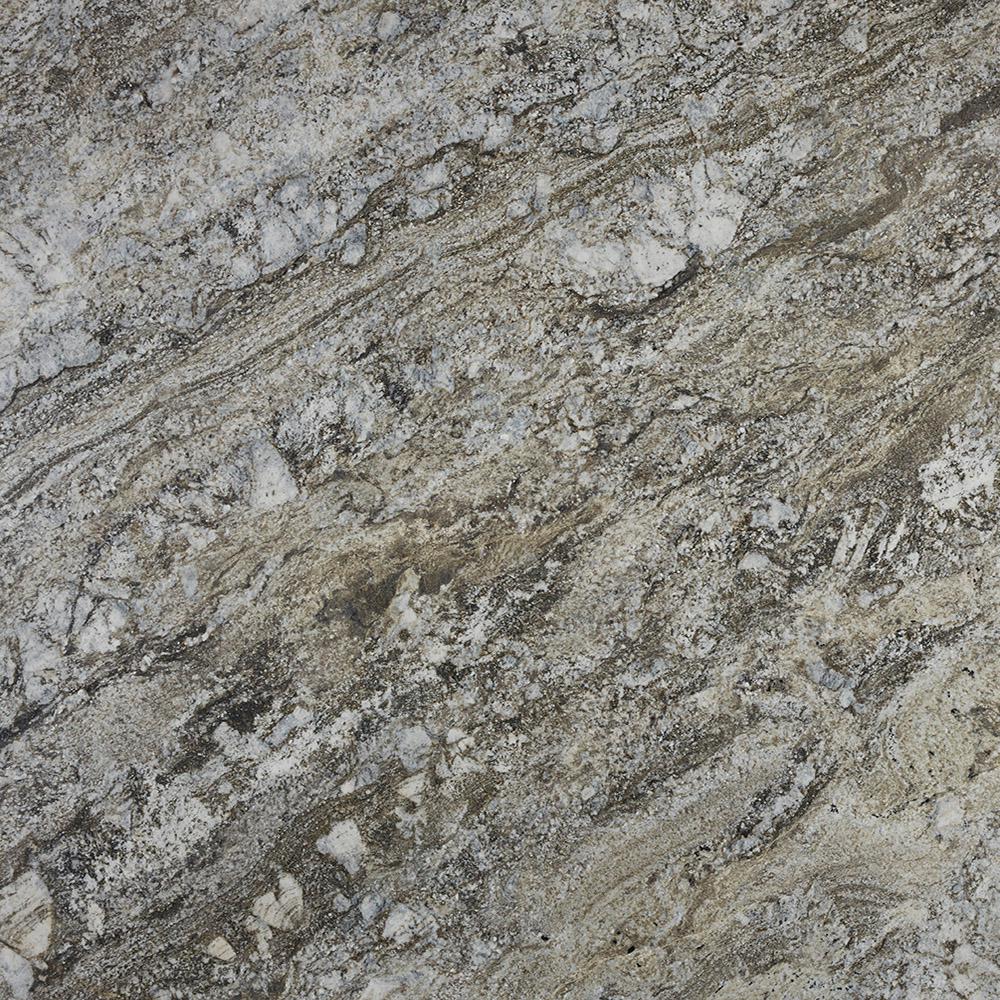STONEMARK 3 in. x 3 in. Granite Countertop Sample in Silver DiamondDT