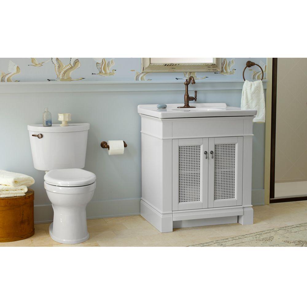 American Standard Portsmouth 30 In Vanity Cabinet Only In White