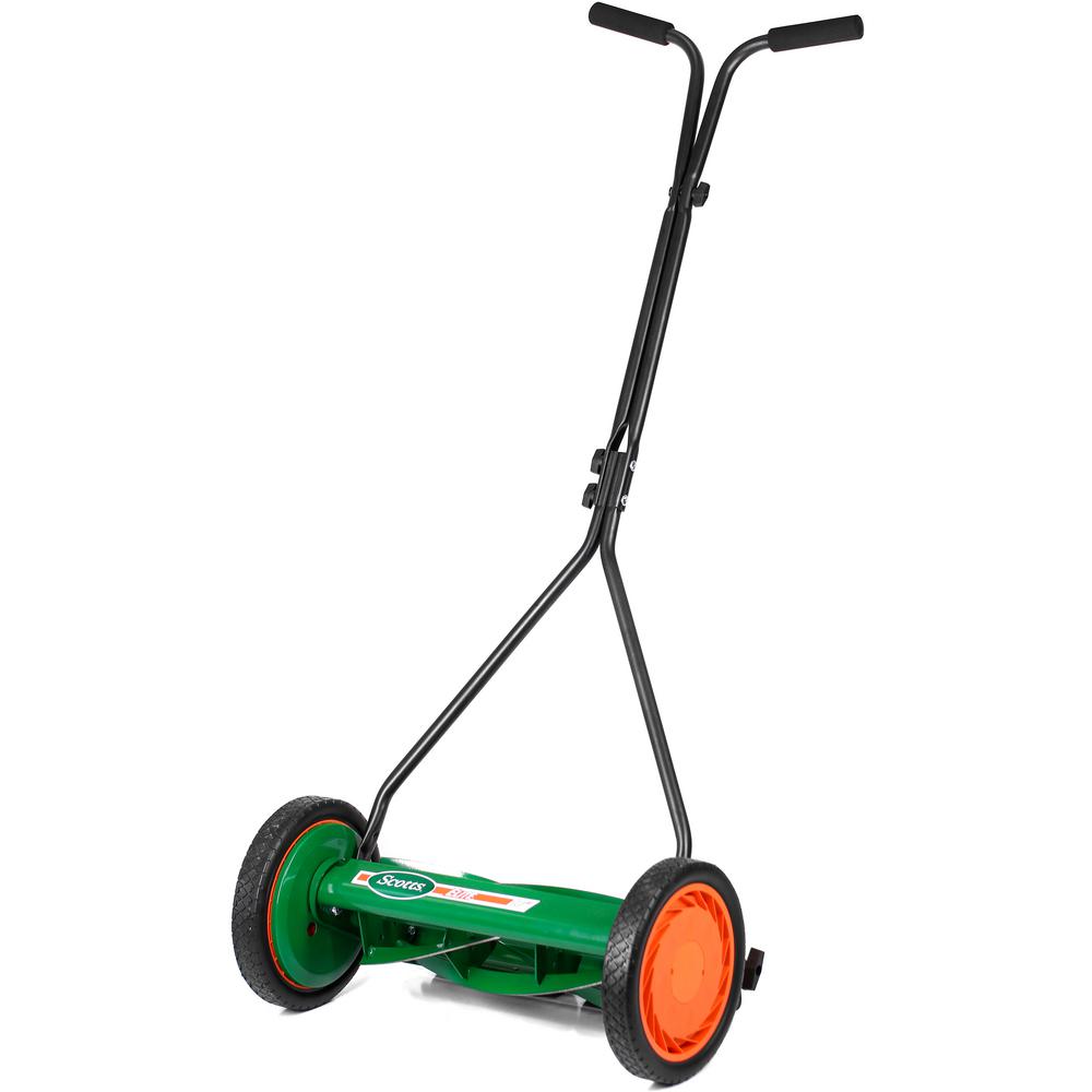 Scotts Scott s 16 In Manual Walk Behind Push Reel Lawn Mower 415 16S Scotts Scott s 16 In Manual Walk Behind Push Reel Lawn Mower 415 16S