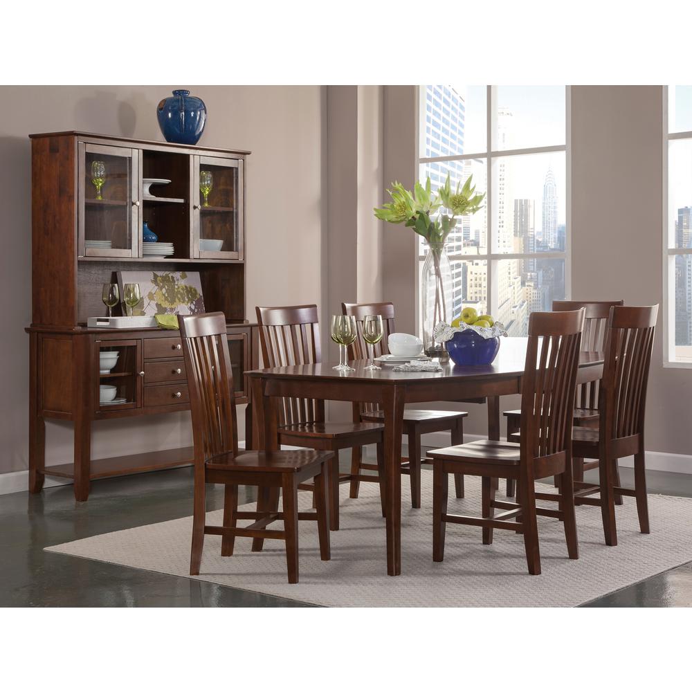 International Concepts Tall Mission Espresso Dining Chair Set Of 2 International Concepts Tall Mission Espresso Dining Chair Set Of 2