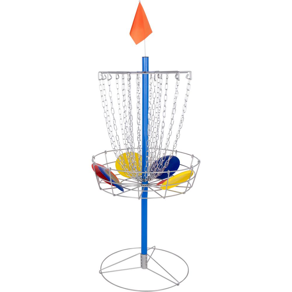 Trademark Innovations Portable Metal Disc Frisbee Golf Goal Set Comes