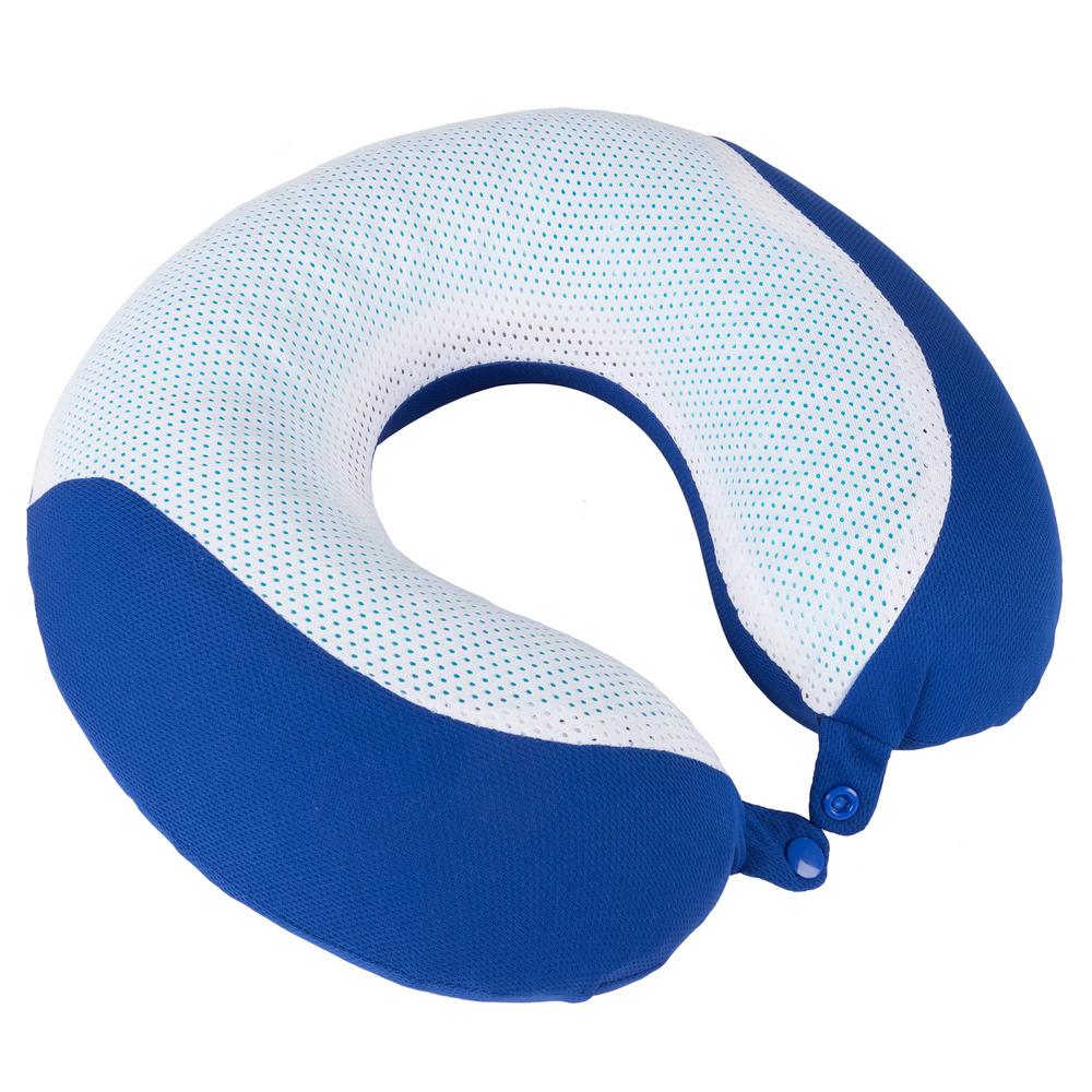 Lavish Home Gel Memory Foam Neck Pillow Travel Pillows Travel