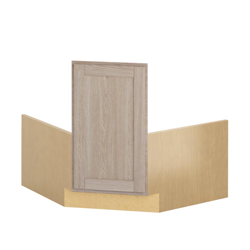 Unfinished Oak Ready To Emble Kitchen Cabinets Stratford Ready To Emble 36x34 5x36 In Corner Sink Base Cabinet Unfinished Oak