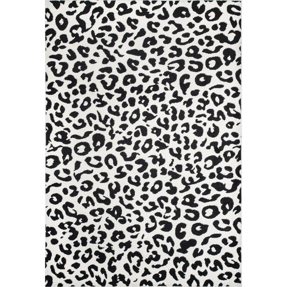 nuLOOM Leopard Print Gray 3 ft. x 5 ft. Area Rug-RZBD61A-305 - The Home