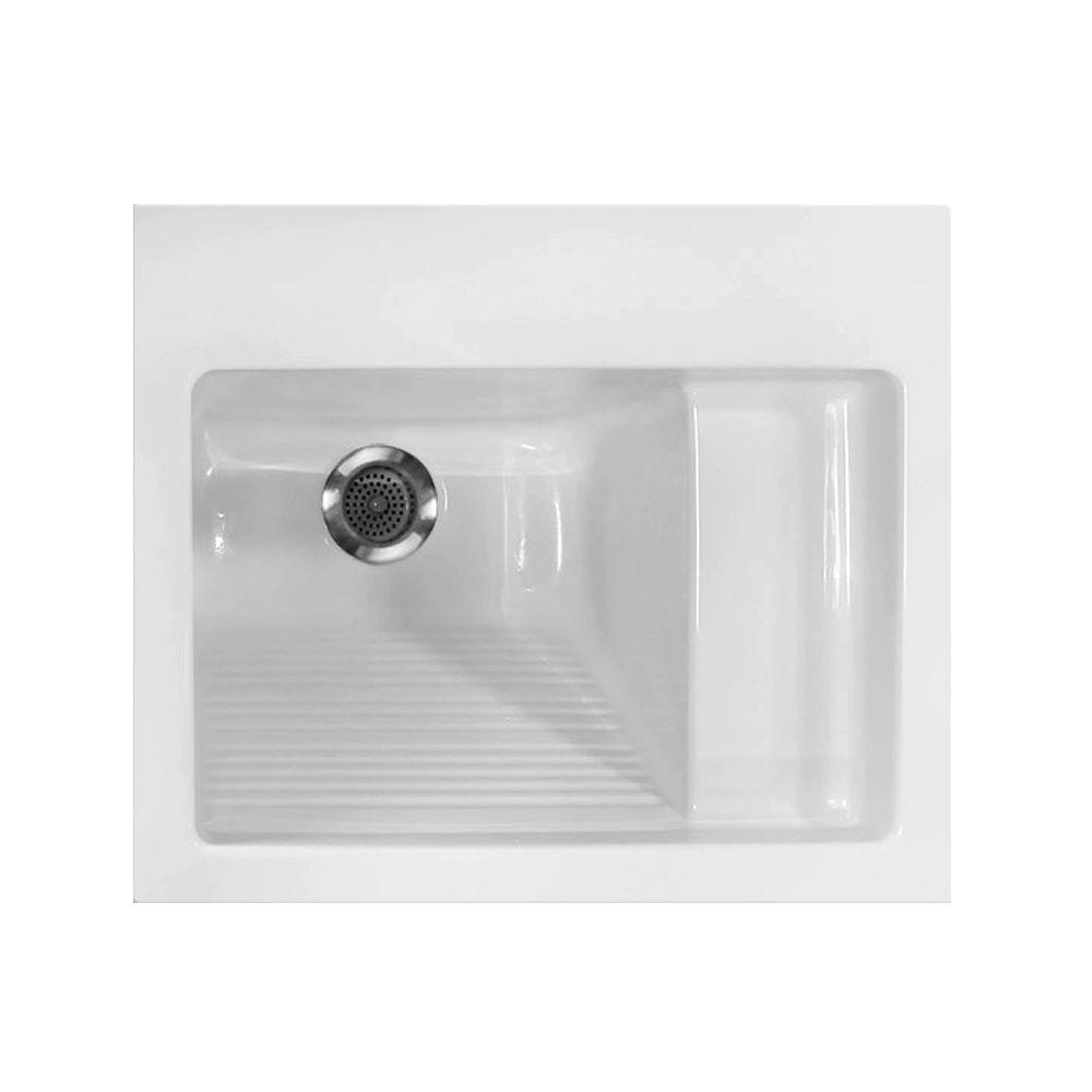 Hydro Systems 21 In X 26 Acrylic Laundry Sink Lau2126atow The Acrylic Laundry Sink