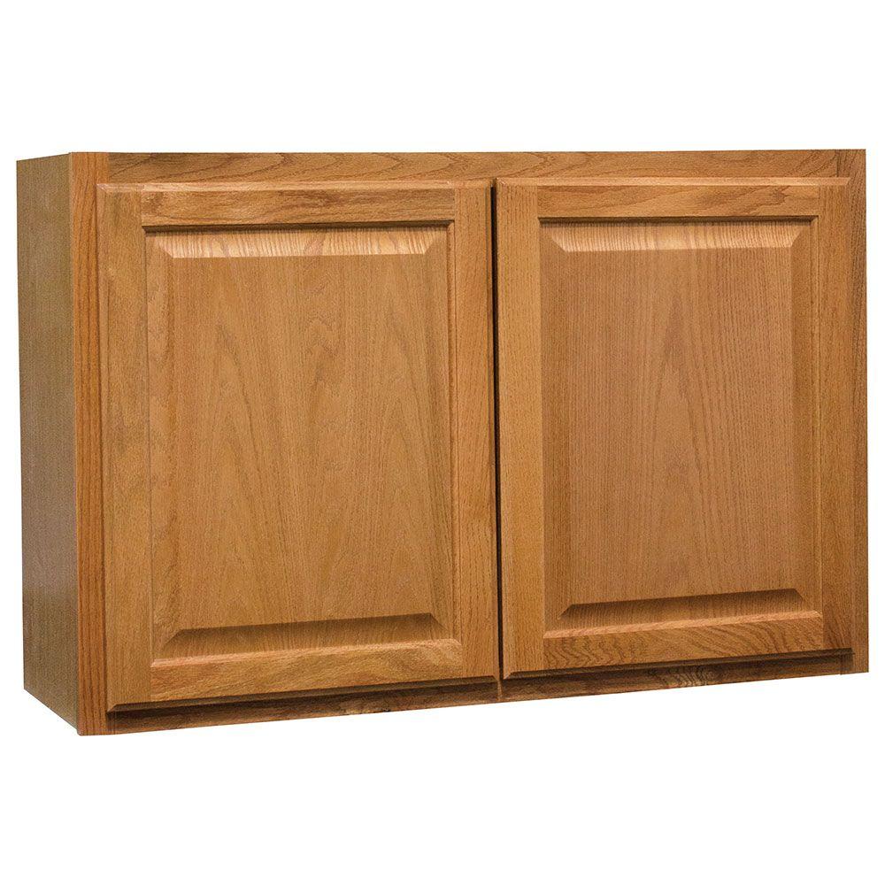 Hampton Assembled 36x23 5x12 In Wall Bridge Kitchen Cabinet In Medium Oak Hampton Assembled 36x23 5x12 In Wall Bridge Kitchen Cabinet In Medium Oak