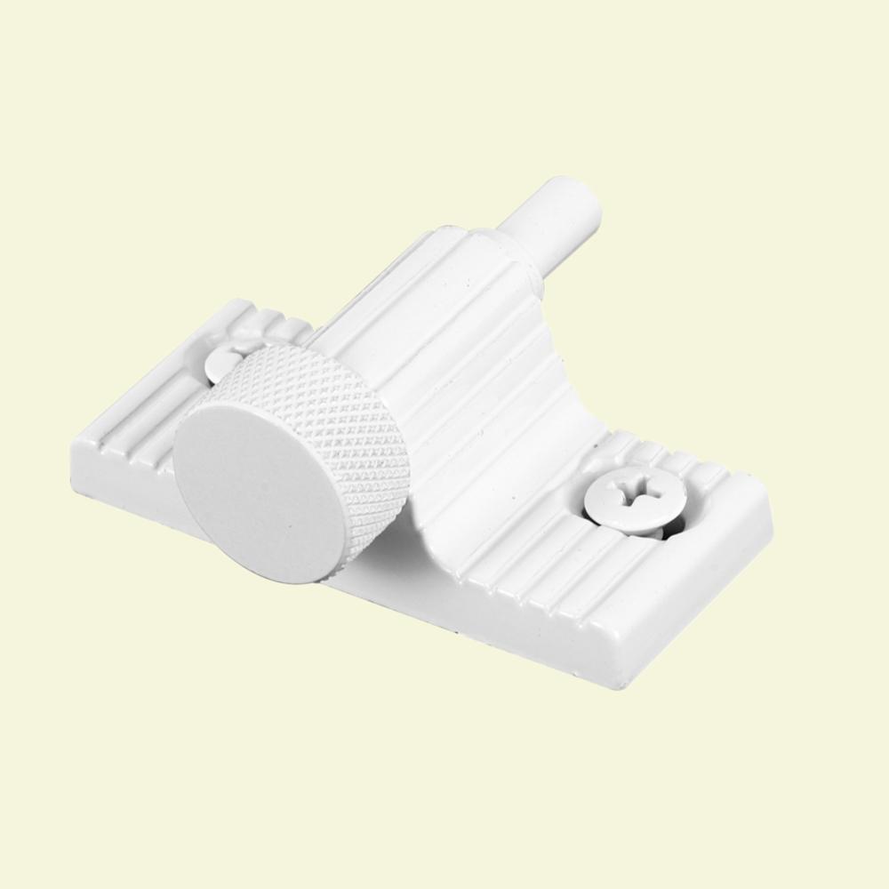 Prime Line 2 1 4 In White Plastic Wrap Around Spring Loaded Tilt Latch U 9850 The Home Depot