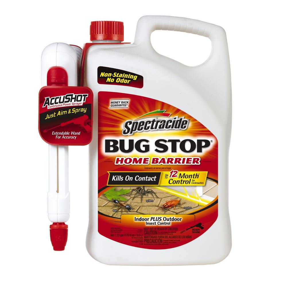 Bug Stop Accushot Sprayer Kill Ant Roaches Spiders No Odor Home Indoor