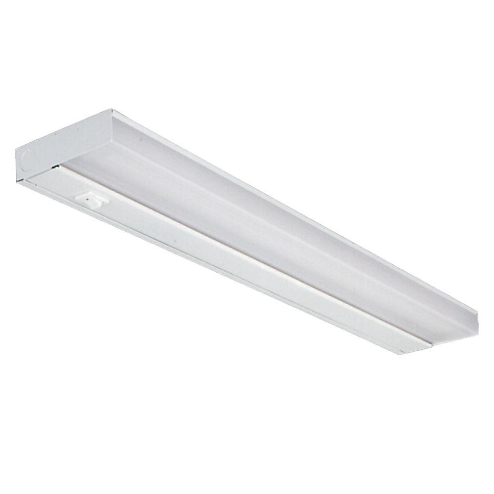Nicor 12 In White Fluorescent Slim Line Under Cabinet Light