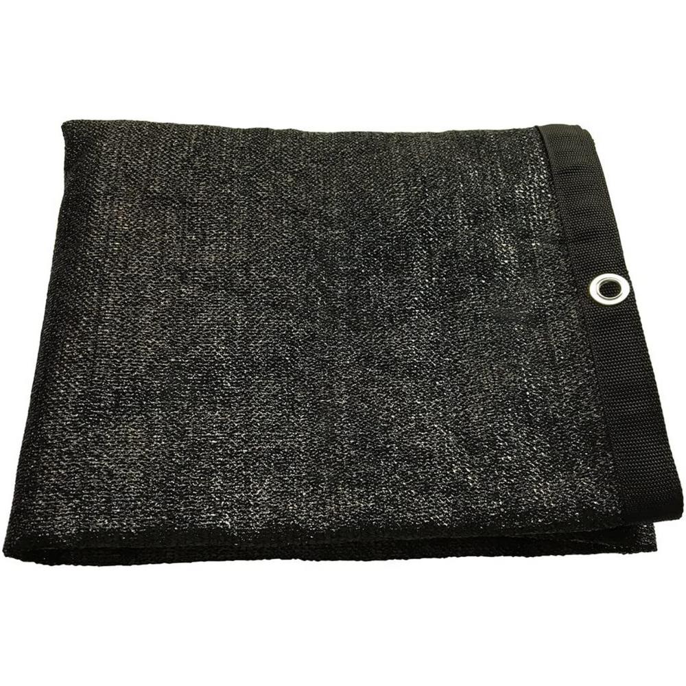 Black 12 Bungee Balls Shatex 90/% Shade Fabric Shade Fabric Sun Shade Cloth with Grommets for Pergola Cover Canopy 6 x 8
