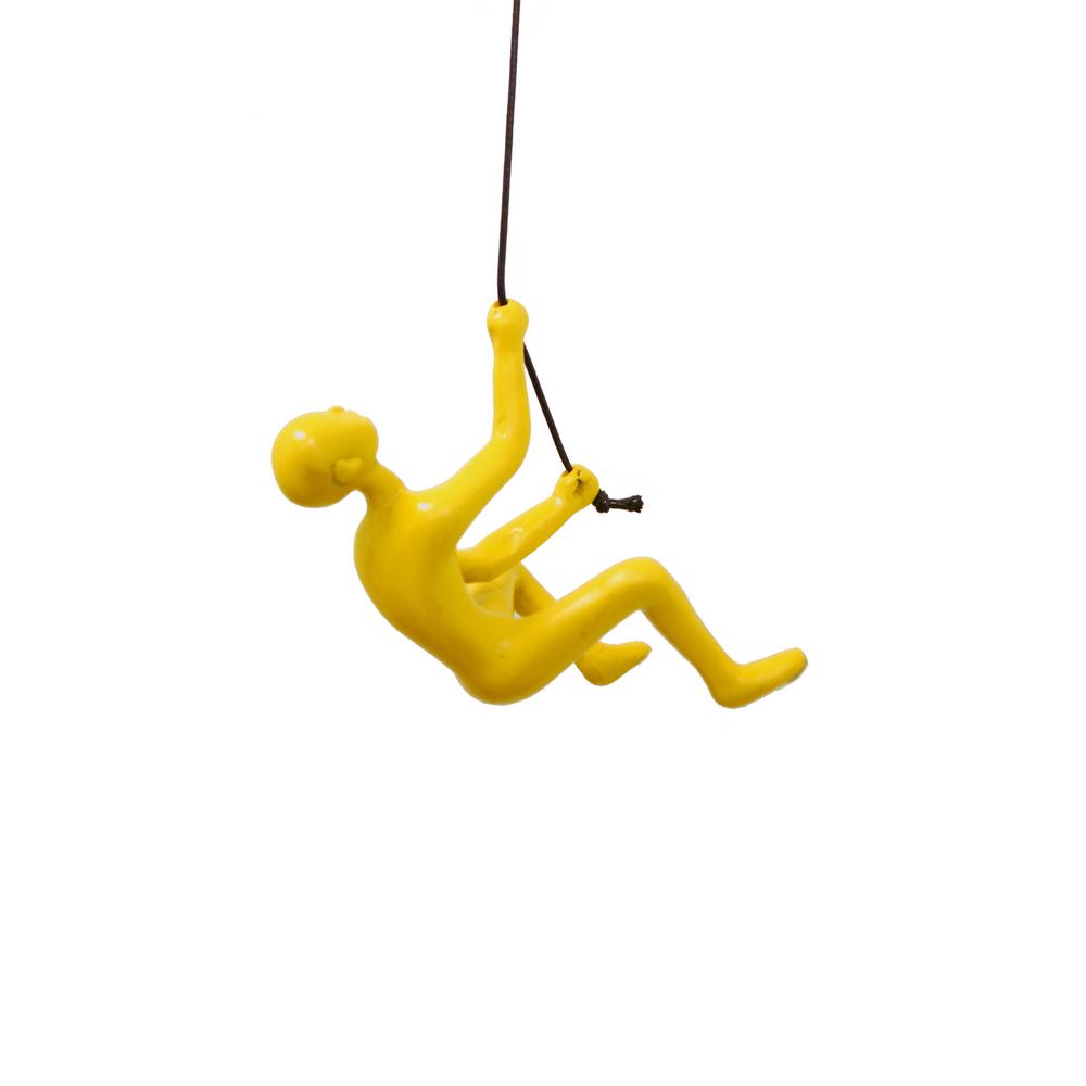 CLIMBING MAN WALL ART Climbing Man Yellow Wall Art676685026880 The
