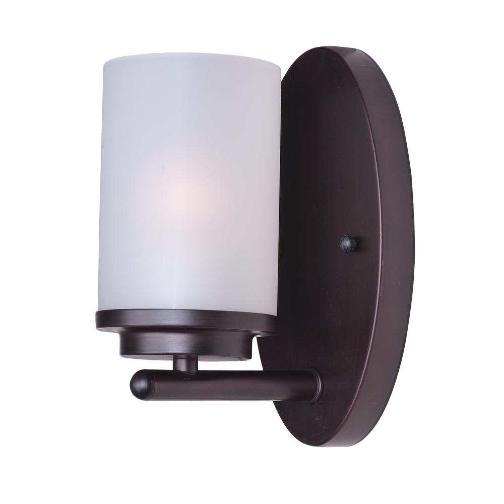 Maxim Lighting Corona 1Light Oil Rubbed Bronze Wall Sconce10211FTOI