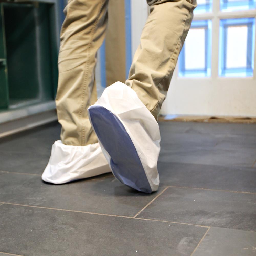 plastic shoe covers home depot