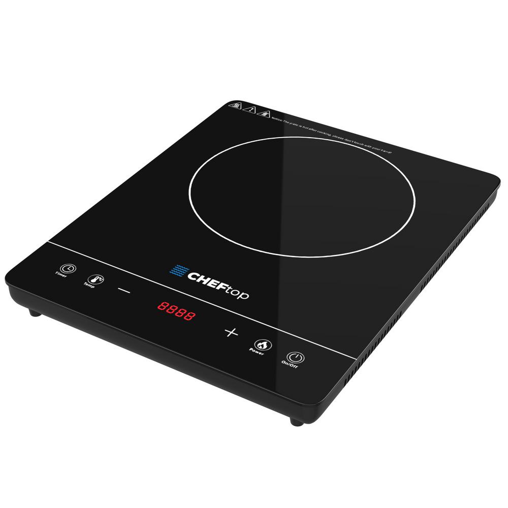 DRINKPOD Cheftop Portable Induction Cooktop Burner Ultra Slim 11.8 W Black Single Induction 1