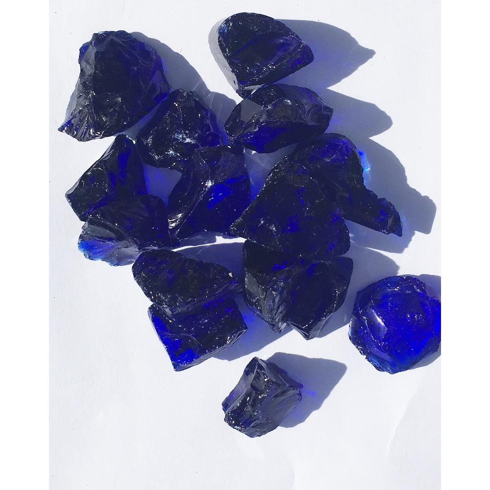 EZ Fire Glass 10 lbs. Royal Blue Fire Glass12554 The Home Depot