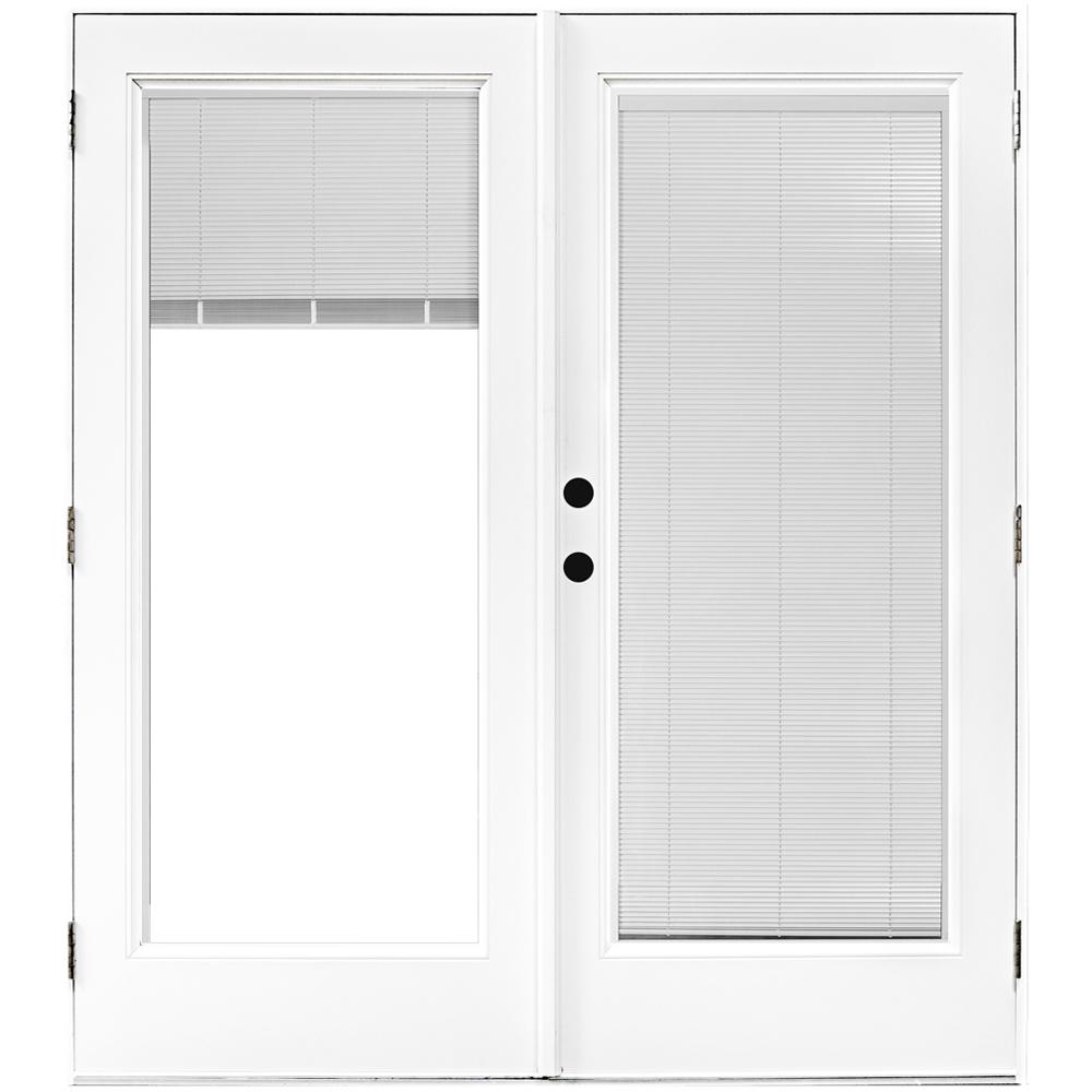 MP Doors 60 in. x 80 in. Fiberglass Smooth White RightHand Outswing