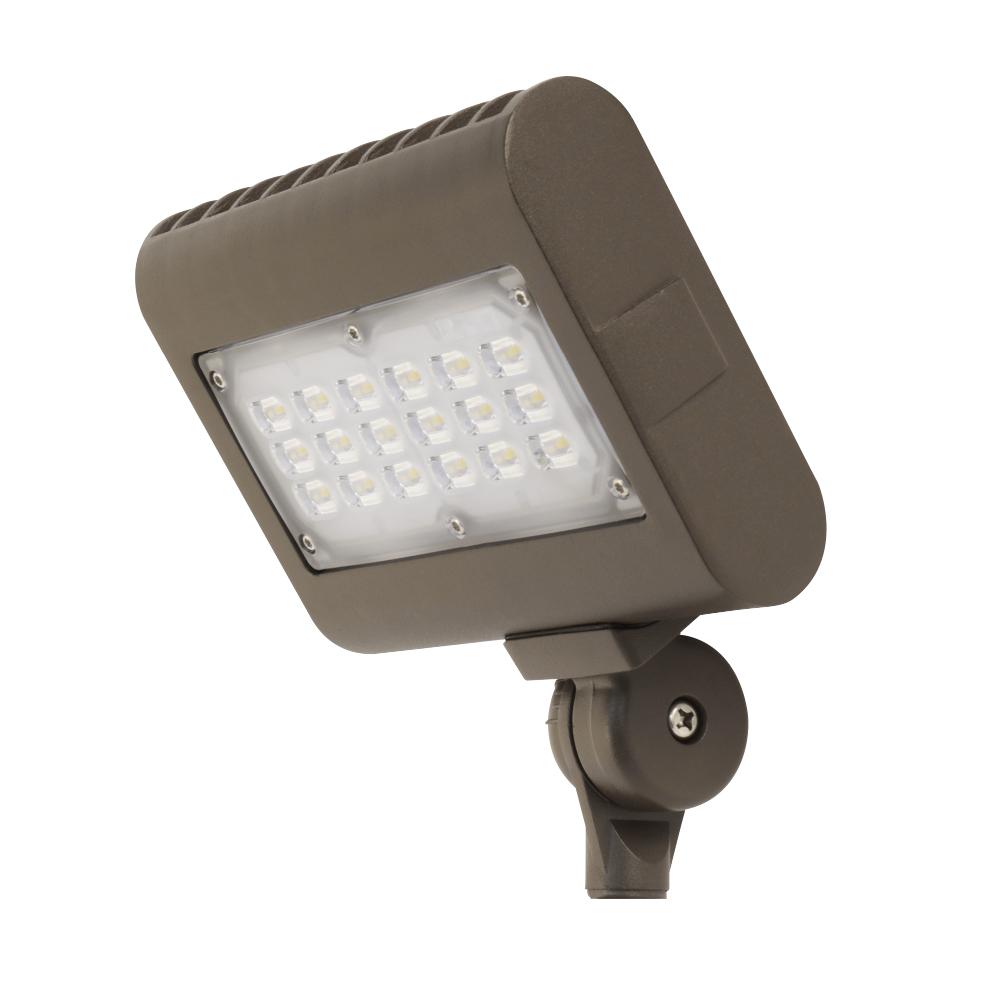 Feit Electric 25Watt Bronze Outdoor Integrated LED Dual Head Flood