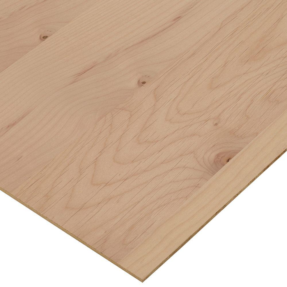 Columbia Forest Products 1/4 in. x 2 ft. x 2 ft. PureBond Alder Plywood Project Panel (Free