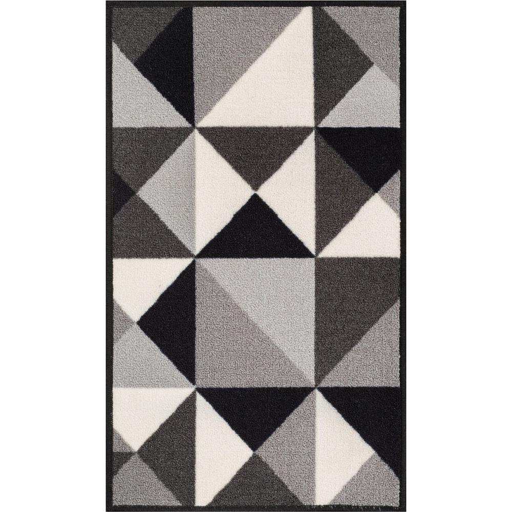 Well Woven Kings Court Vector Grey 2 Ft X 3 Modern Geometric Well Woven Kings Court Vector Grey 2 Ft X 3 Modern Geometric Area